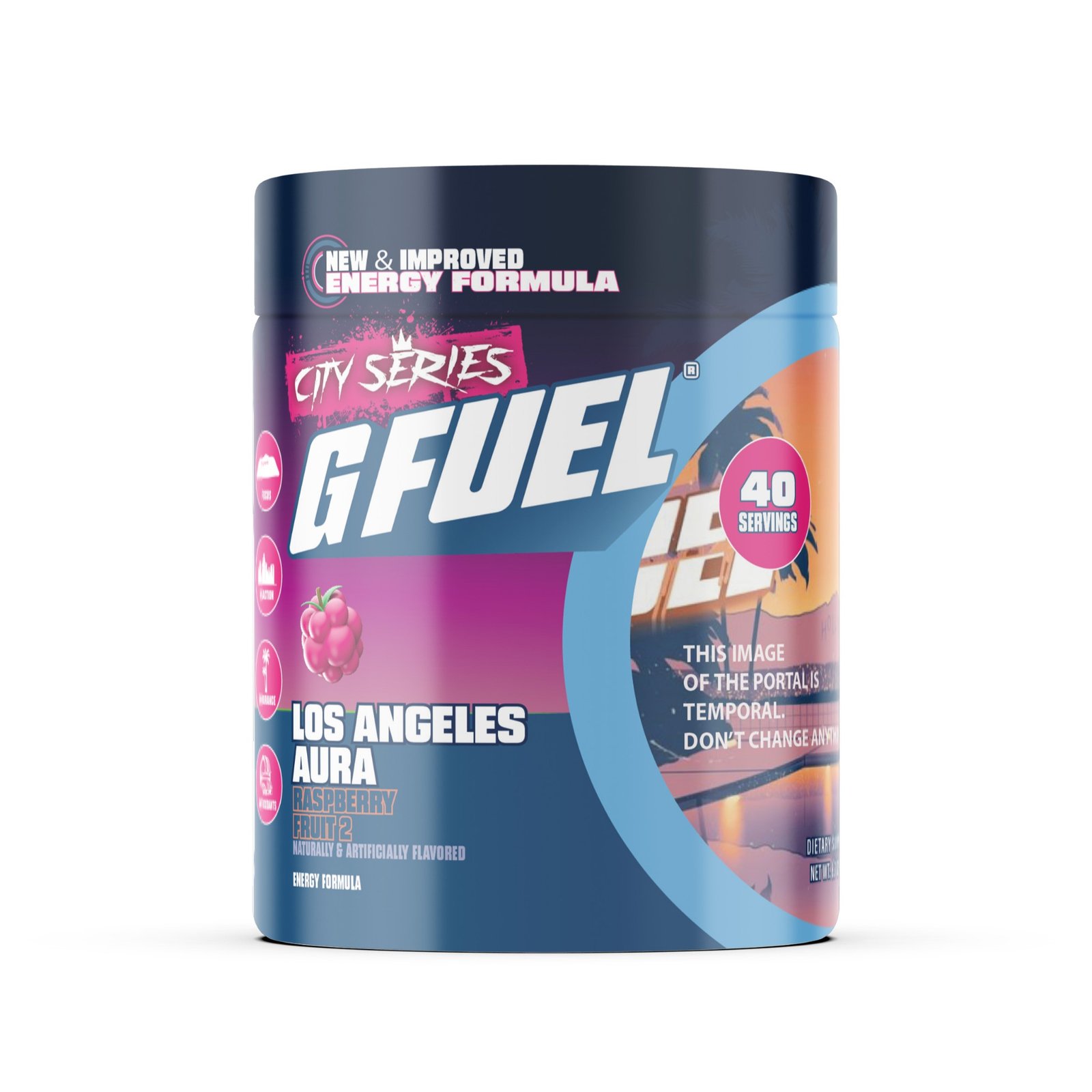 G FUEL LA Aura 3D tub mockup